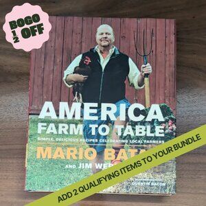 America Farm to Table cookbook by Mario Batali